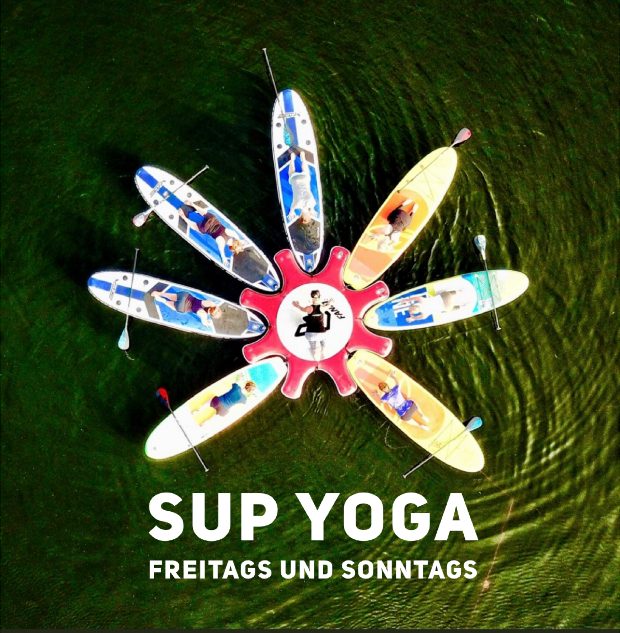 SUP Yoga auf dem Müggelsee