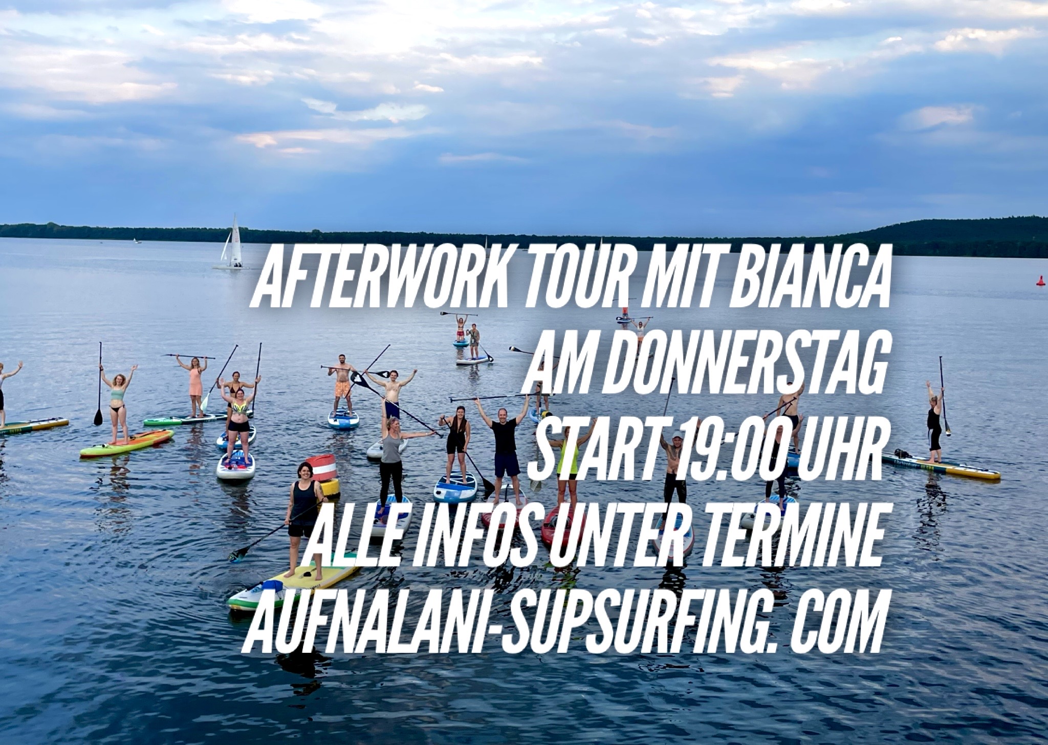 After-Work SUP auf dem Müggelsee